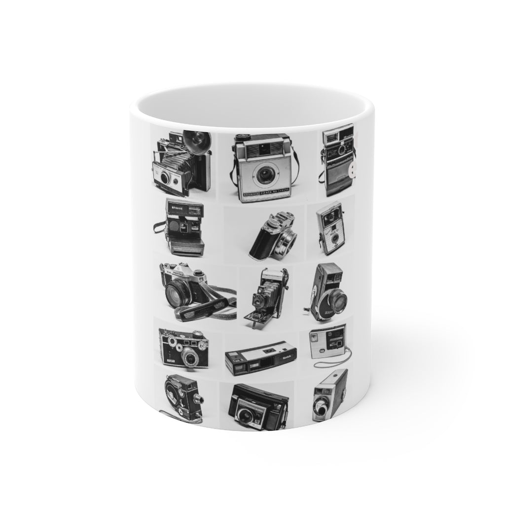 Camera Collage, Ceramic Mug